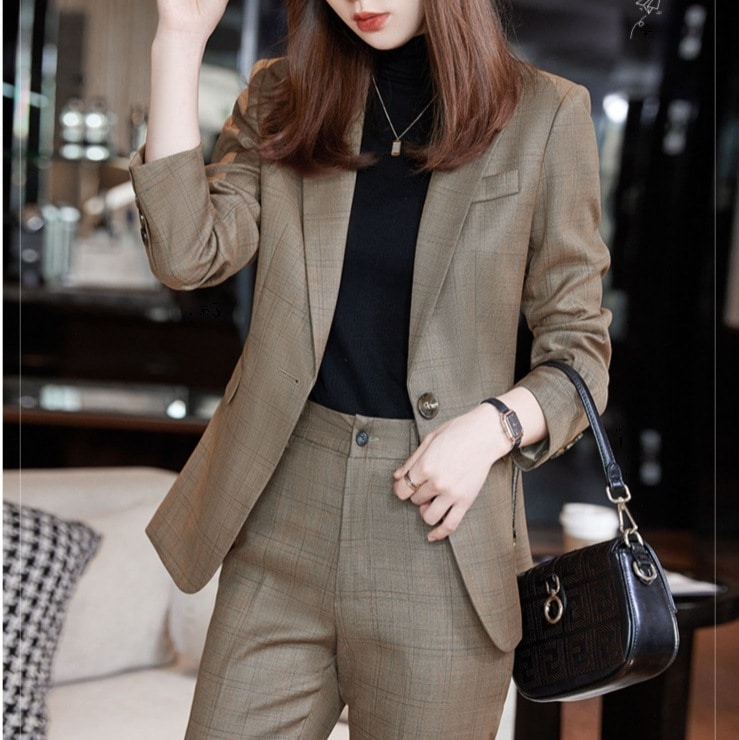 スーツセットアップ 2点セットスーツ スーツジャケット 立体的デザイン トップス ボトムス セットアップ ジャケット 上着 スーツ ストレートパンツ ロング ロング丈 袖あり 長袖 Vネック 襟付き