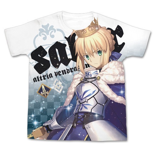 Fate/Grand Order アルトリア・ペンドラゴン フルグラフィックTシャツ M 【 カットソー トップス 服 Fate/stay night FGO 】
