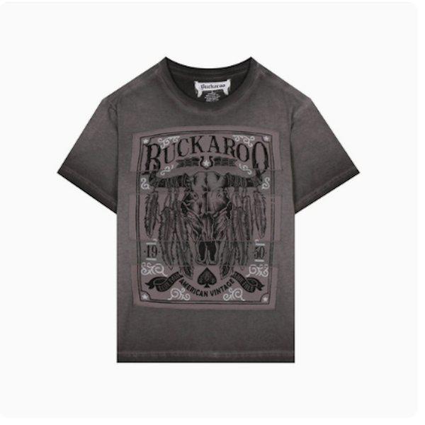シングル ビンテージ スクエアアップリケ半袖Tシャツ(B252TS391P)