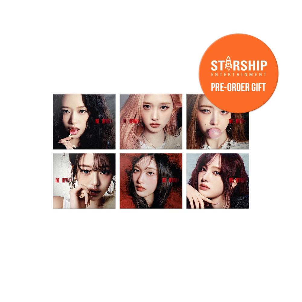 【ONLINE特典選択】 IVE - REVIVE+ / アルバム6種セット / DIGIPACK VER / MINI FOLDED POSTER + PHOTOCARD