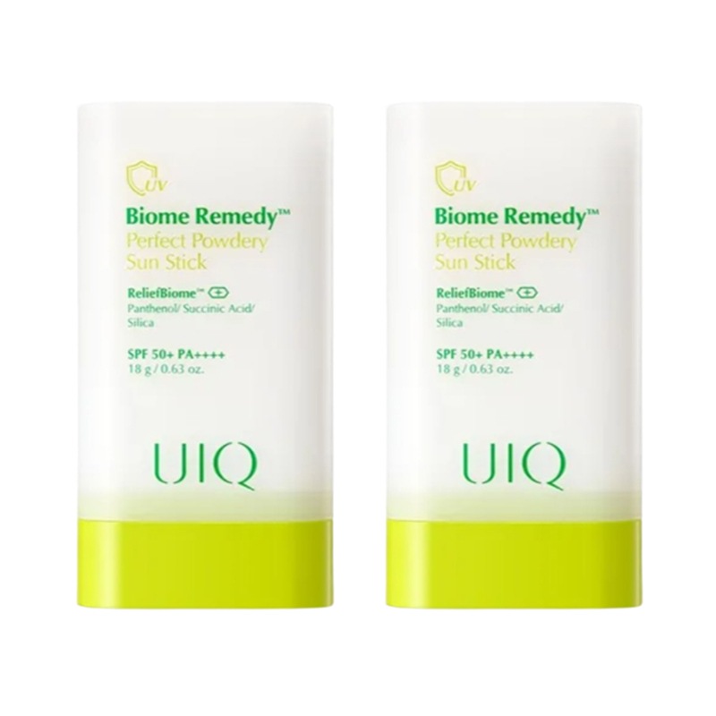 [1+1] バイオーム レメディ パーフェクト パウダリー サンスティック SPF50+ PA++++ 18g+18g / 韓国コスメ