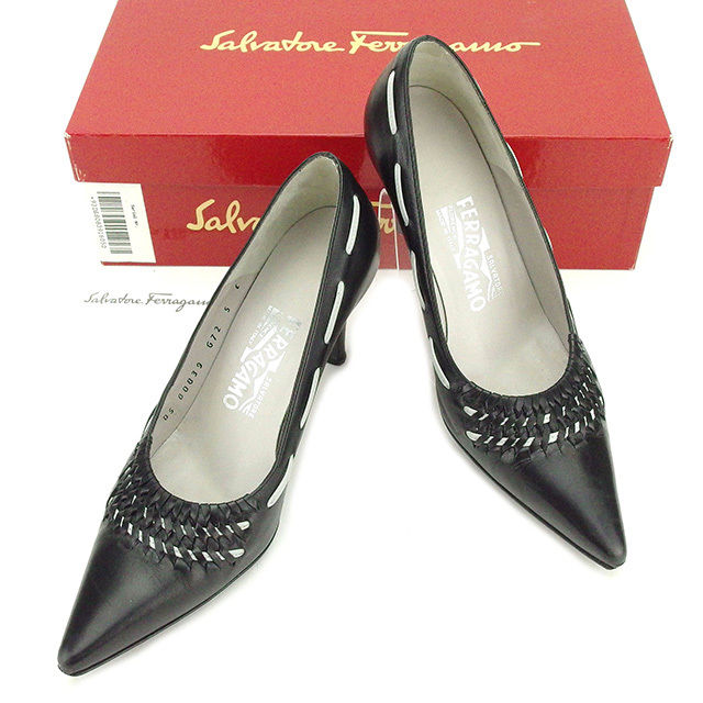 サルヴァトーレ フェラガモ パンプス #5C Ｆｅｒｒａｇａｍｏ 中古 C4162