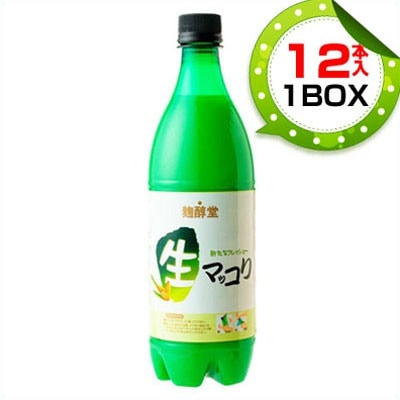 【まとめ買いお得】 冷蔵 麹醇堂 生マッコリ 1BOX=750mlｘ12本・PET 韓国マッコリ 韓国食品