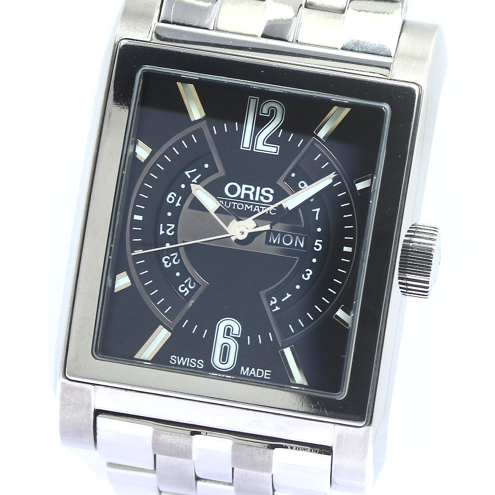最前線の オリスオリス ORIS 7622 レクタンギュラー デイデイト 自動巻き メンズ _777802【中古】 その他 ブランド腕時計