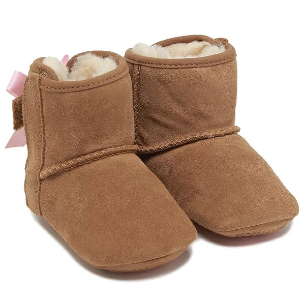 Qoo10] UGG ベビーシューズ ベビー ジェシー ボウ