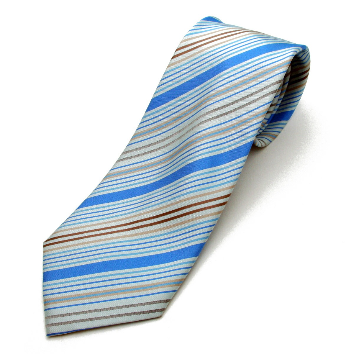 YSL メンズ ネクタイ ライトブルー系 008