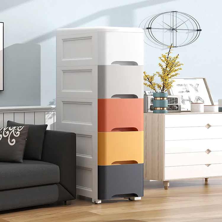 キッチン家具キッチンワゴンすき間ストッカーすき間収納 引き出し 幅14cm 4段 キッチン収納 洗濯機横 洗面所 収納 移動可能 隙間収納 4段 キャスター付 すきまストッカー 3段 バス 小物 スリ