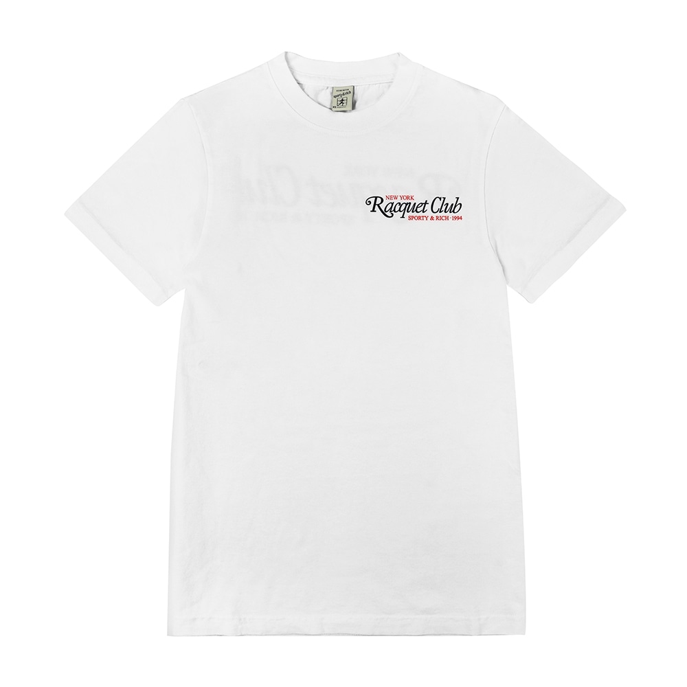 スポーティー&リッチ TO042S406RW 94 ラケットクラブ (ラケットクラブ) 共有ショートスリーブ T シャツ