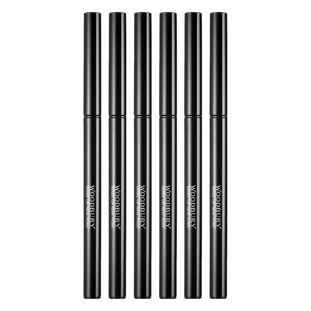 ウッドベリー クリーミーゼル スーパースリム オートアイライナー Black 6個