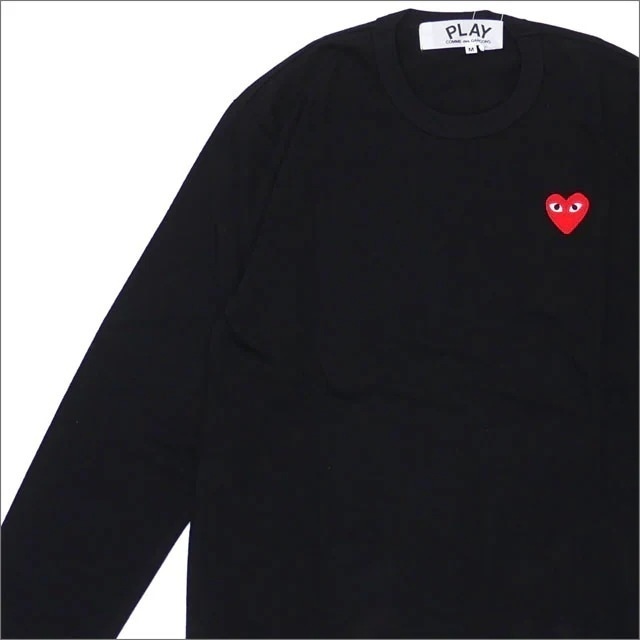 プレイ コムデギャルソン PLAY COMME des GARCONS RED HEART LS TEE ハート ロゴ AX-T118-051 202-007741-041