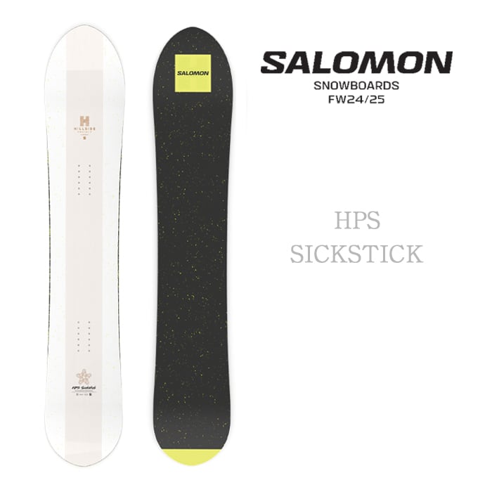 新品未使用 24-25 SALOMON BOARD HPS - SICKSTICK 153cm安心保証 即日発送 土日祝発送OK 103