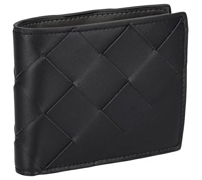 INTREX IN1002 BK/GY イントレックス 小銭入付二折財布 レザー ブラック×グレー