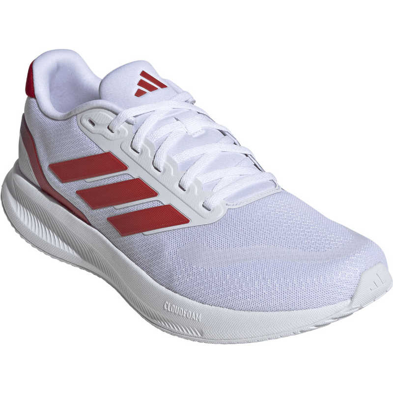 adidas メンズ コアランナー 5 ランニング / CORERUNNER 5 Running フットウェアホワイト/ベタースカーレット/コアブラック 255 JR5518　JR5518_25FW