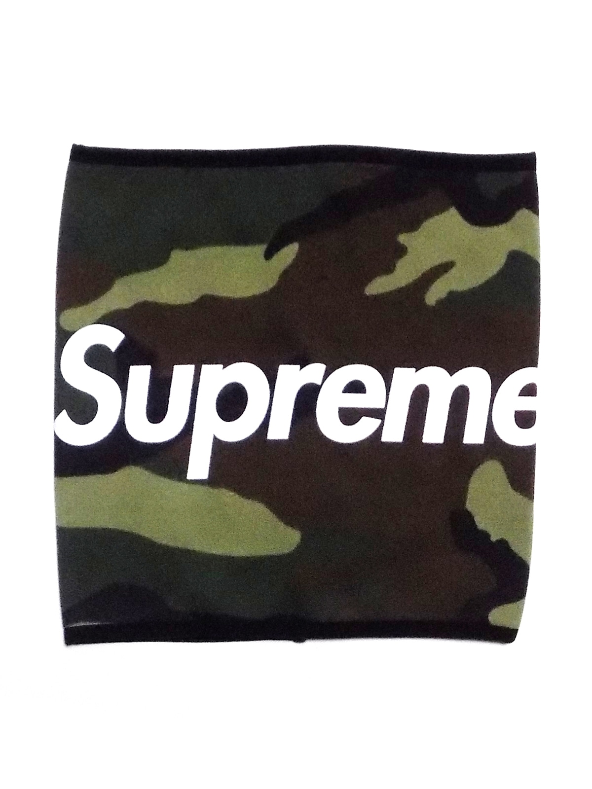 Supremeカモフラージュ柄フリースネックゲイター FW15BN21