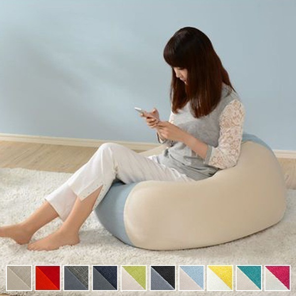 ビーズクッション キューブ型 洗えるカバーリング XL クッション ビーズ フロアクッション ビーズソファ ソファー ソファ 背もたれ キューブ 四角 かわいい １人用 一人用 リビング