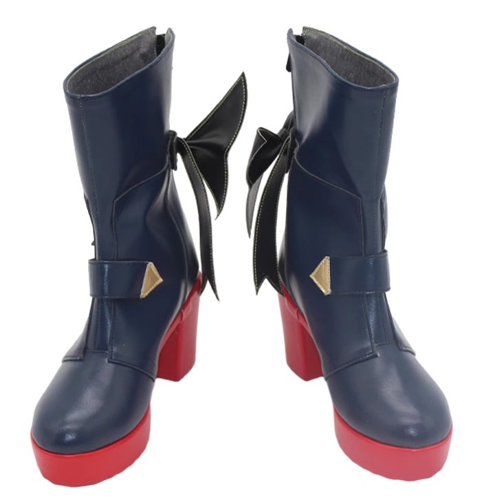 コスプレ靴 沙花叉クロヱ さかまた くろゑ ブーツ 下駄 シューズ 長靴 コスプレ クリスマス ハロウィン