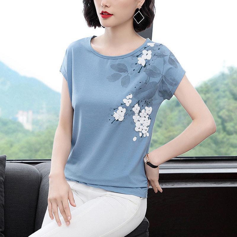 Tシャツ レディース 半袖 トップス カットソー カジュアル 快適 無地 薄手 涼しい 綿100% ルームウェア コーデ 春 夏 かわいい