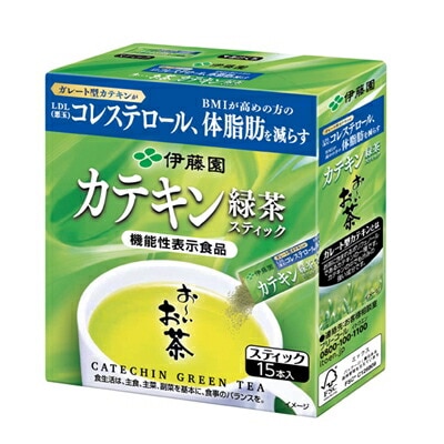 伊藤園 おいお茶 カテキン緑茶 スティック 粉末 機能性表示食品 12g150本[15本10箱]【34営業日以内に出荷】