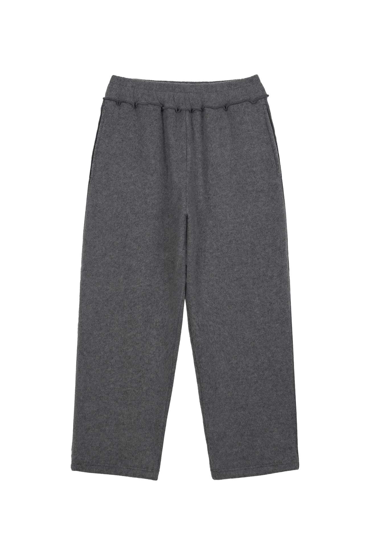 【DEINET】 SMOOTH D LOGO PANTS : CHARCOAL