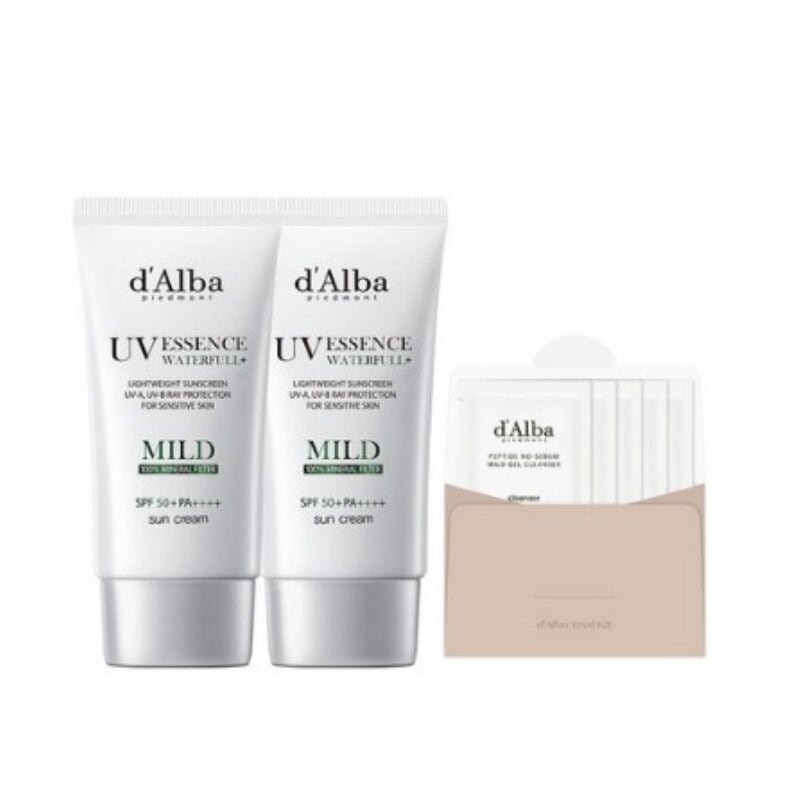 ダルバヴィーガンウォータープールマイルド日焼け止めSPF50+PA++++50mlx2p+弱酸性ジェ 5,635円