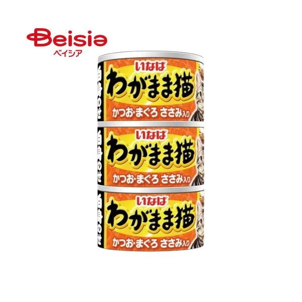 いなばペットフード 猫白身のせかつおまぐろささみ140ｇ×3缶×18個 ペット