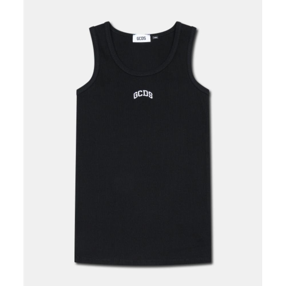 GCDS LOUNGE LOGO TANK TOP DKTAA31155BK