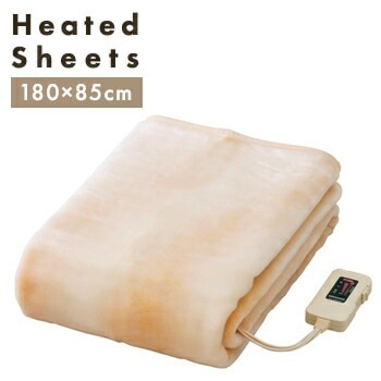 【国産】電気毛布 電気敷毛布（ロング） NA-08SL-BE【 電気毛布 日本製 国産 毛布 ナカギシ ホットブランケット しき毛布 ひざ掛け 】