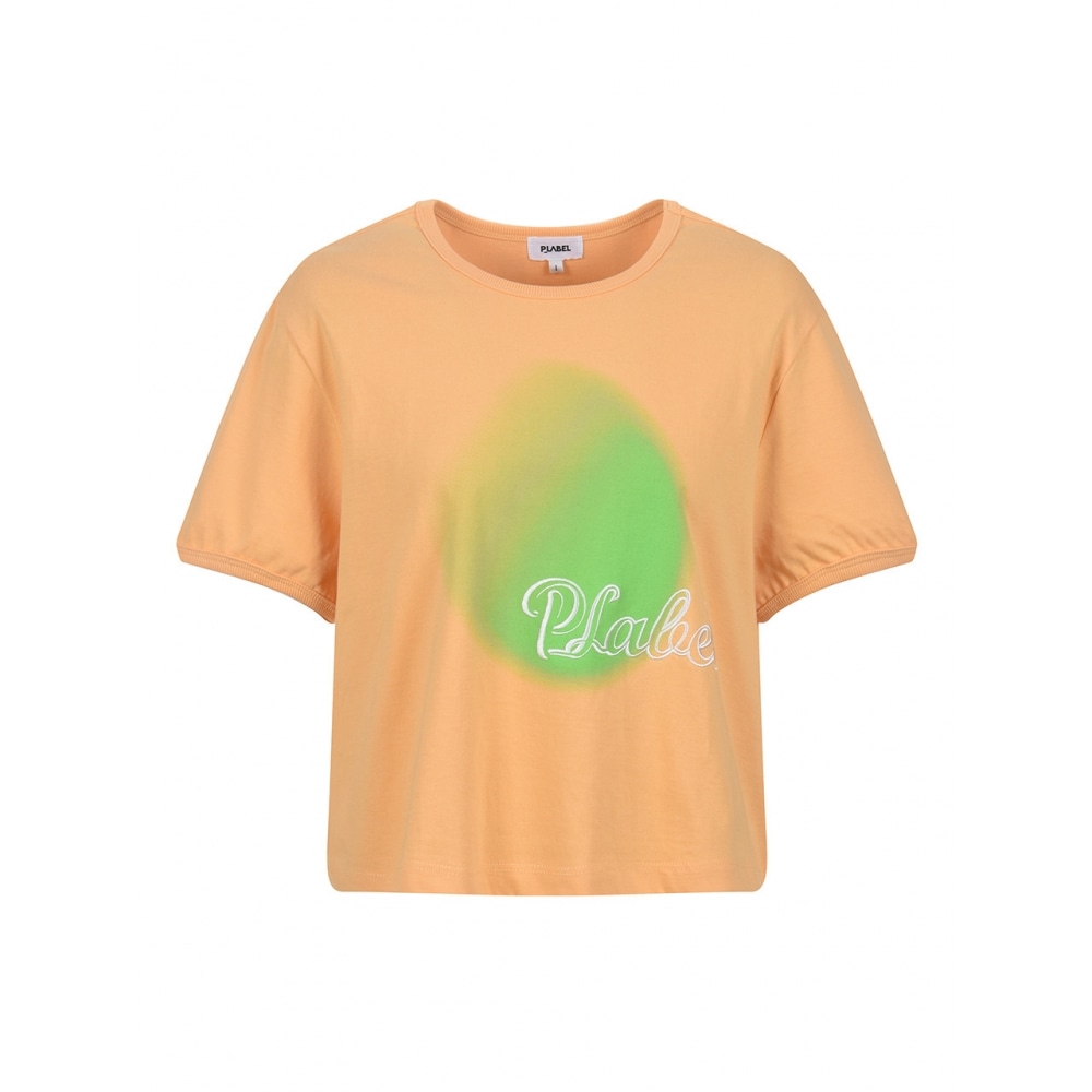 P LABEL P LABEL ロゴ ウェーブ Tシャツ MW3ME285 MGO