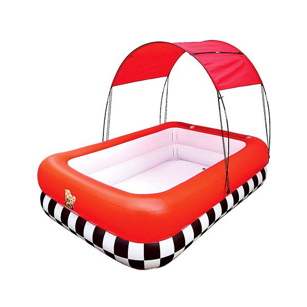 ジーロン キャノピー2リングプール 大型ガーデンプール/大型空気栓 約196x144x48cm JL-685122