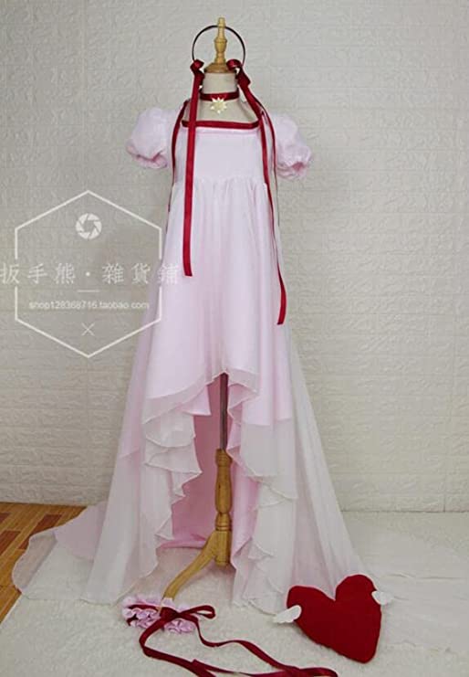 カードキャプターさくら 木之本 桜 ピンクドレス コスプレ 衣装