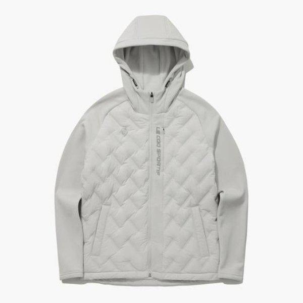 パディング TQT QP423EDJO1-LBG エアフレックス ハイブリッド フーディ グース ダウン LIGHT BEIGE