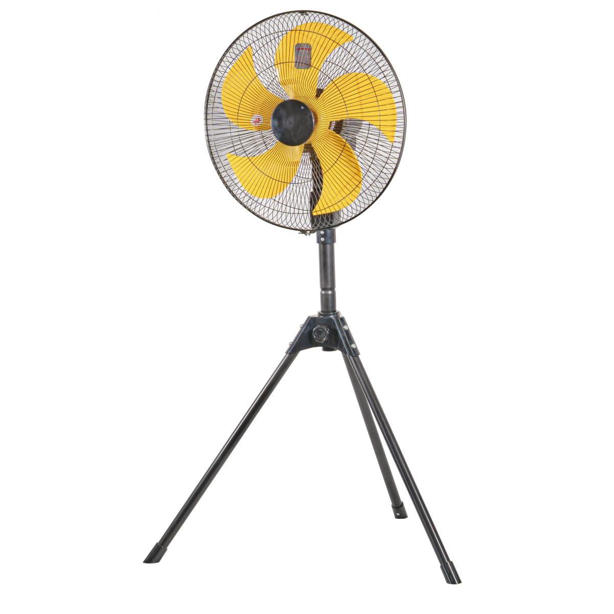 【在庫有・即納】山善 大風量工場扇 業務用扇風機 工場扇 45cm スタンド型 三脚折りたたみ 5枚羽根 OPF-45YB