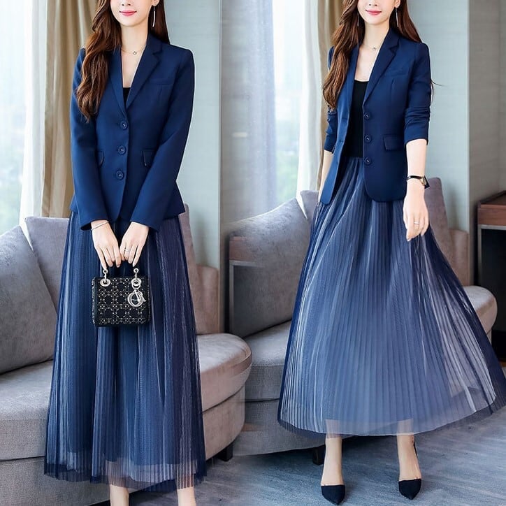 セットアップ 2点 レディース テーラードジャケット ベルベット スーツワンピース インスタ映え 高見え 可愛い かわいい 韓国 かっこいい カジュアル 大人 上品 きれいめ シンプル lsu0203