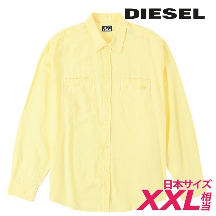 長袖シャツ メンズ S-OMAR オーバルD刺繍ロゴ レギュラーフィット die-m-t-g4-113