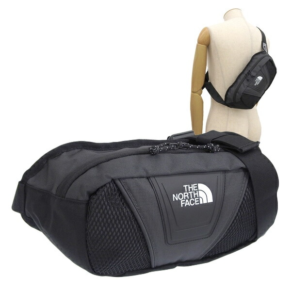 ノースフェイス バッグ メンズ レディース ボディバッグ ウエストバッグ ヒップパック ブラック グレー Y2K HIP PACK NF0A87GE-KT0-BLACK THE NORTH FACE