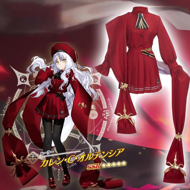 新タイプ追加 激安販売 FateGrand Order アムール カレン コスプレ衣装 コスチューム[LRS1960]