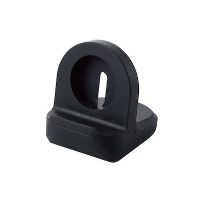 他サイト： エレコム　ELECOM　Apple Watch アップルウォッチ 充電器スタンド 横置き シリコン製 コンパクト ブラック　AW-DSCHSBKの商品画像