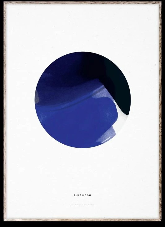 PAPER COLLECTIVE BLUE MOON アートプリント/アートポスター