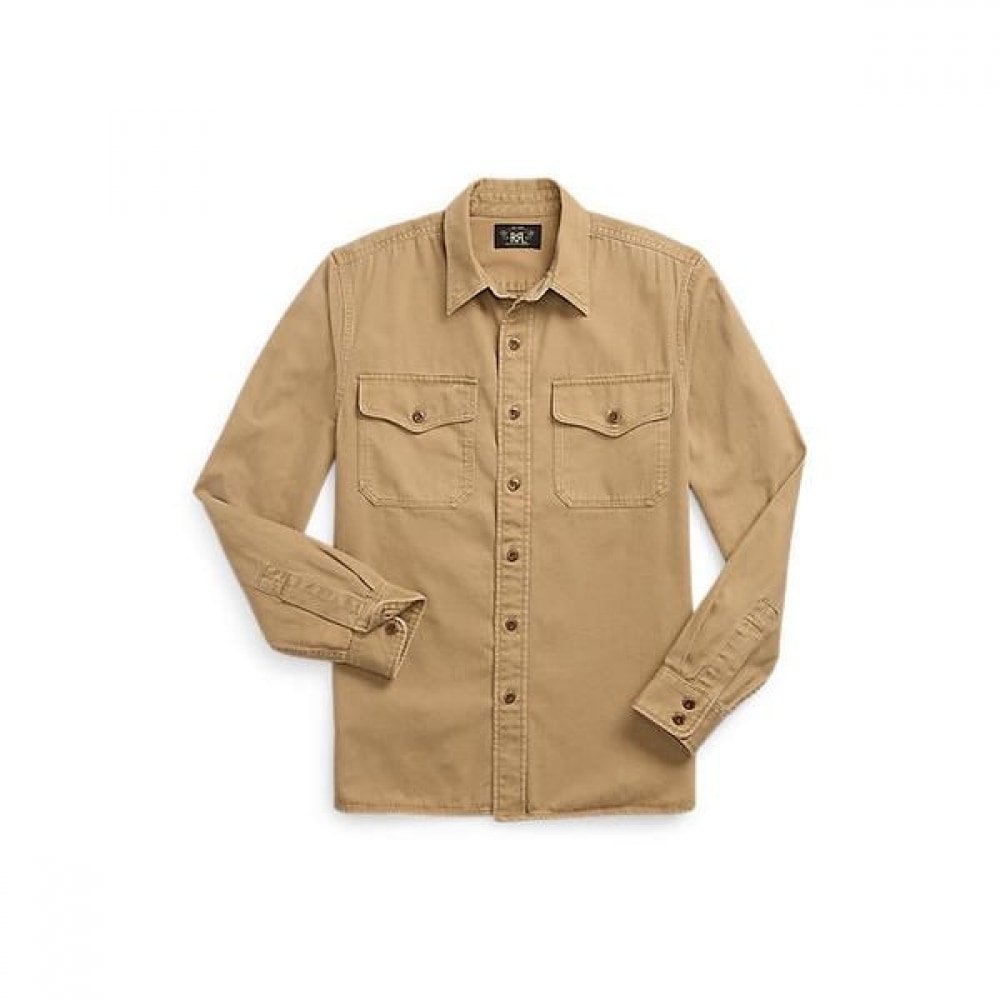 RRL ツイルワークシャツ (MNRRWOV16820316101)