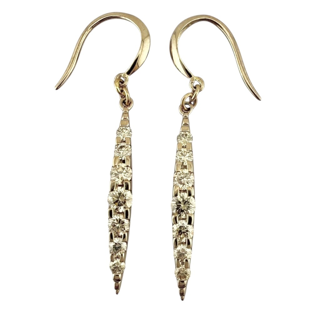 カシケイ ネイキッド ピアス 18金 K18ゴールド ダイヤモンド KASHIKEY 中古 美品