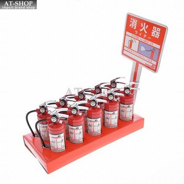 Qoo10 アドミラル産業 消火器ライター 電子ライター Ledライ 日用品雑貨