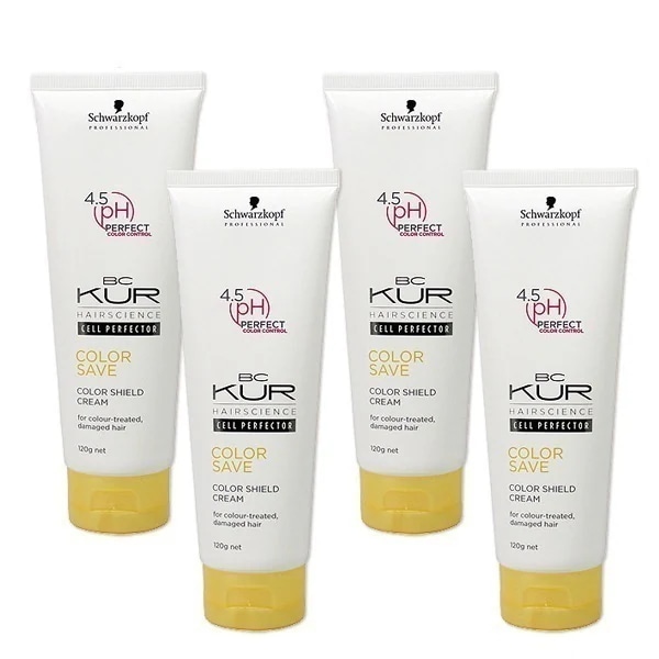 BCクア カラーセーブ カラーシールドクリーム 120g 4個 セット