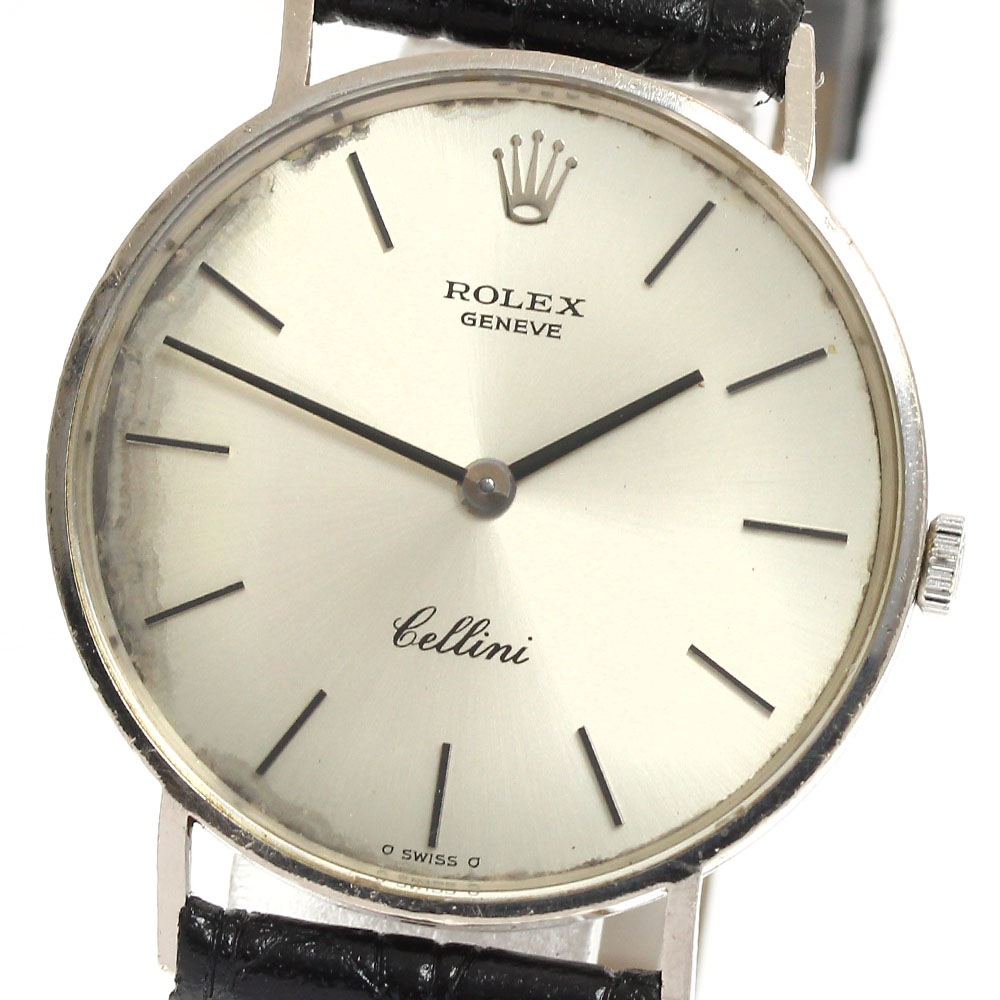 訳あり ロレックス ROLEX 3833 チェリーニ K18WG cal.1600 手巻き メンズ _886933【中古】