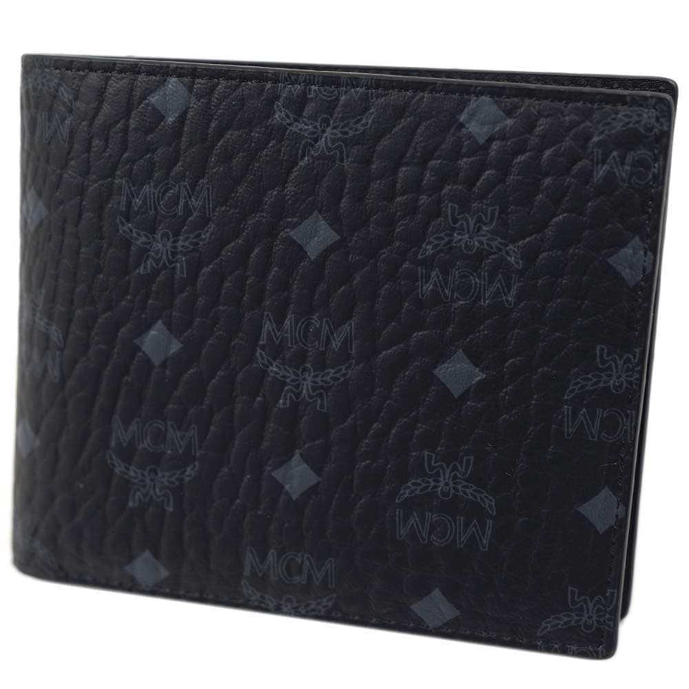エムシーエム 財布 二つ折り財布 メンズ レディース ユニセックス ブラック MCM MXSAAVI01-BK001