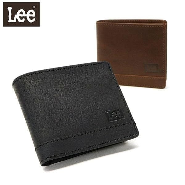 Lee 財布 LEE リー cross クロス 二つ折り財布 小銭入れあり カード収納 本革 シンプル 320-1894