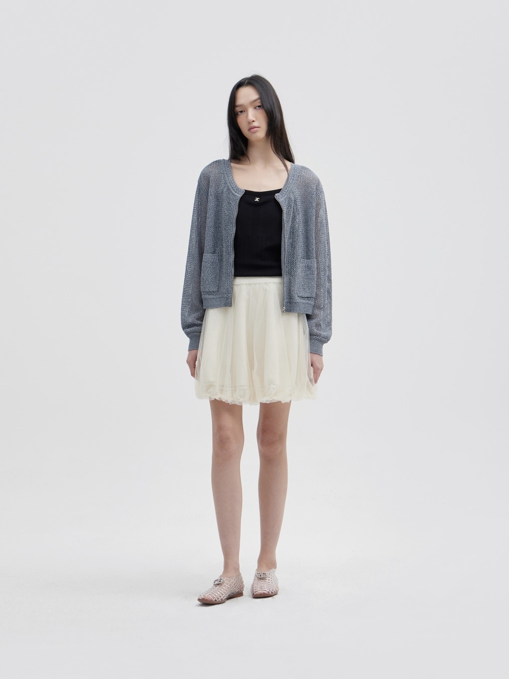 マッシュ ジップアップ カーディガン