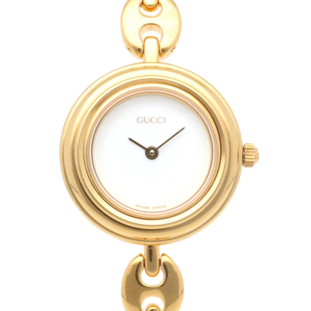 グッチ チェンジベゼル 腕時計 GP 11/12.2 クオーツ 1年保証 GUCCI 中古
