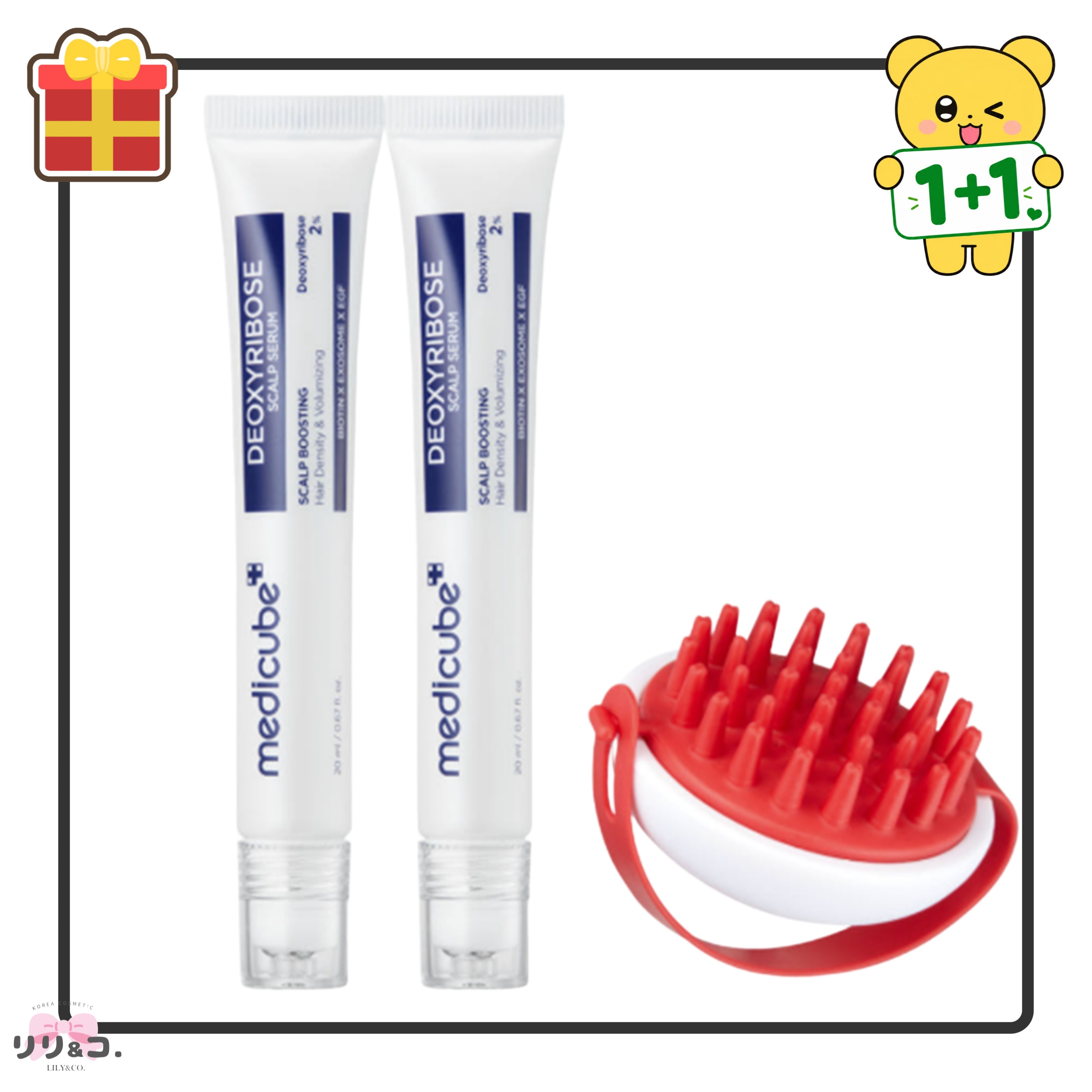 [1+1限定セット] デオキシリボース スカルプアンプル 20ml+20ml 計40mlセット 抜け毛 頭皮美容液 スカルプケア 頭皮ケア 育毛剤 女性 韓国 コスメ 鎮静 ヘアケア ボリューム