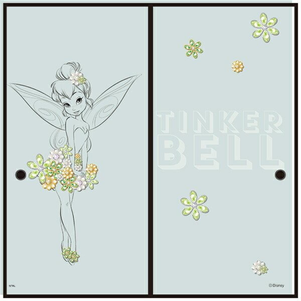 アサヒペン ふすま紙 ディズニープリンセス ティンカーベル（ふすま紙2枚組用） 92cm×182cm NTLP-003F 襖紙 襖張り替え 襖リメイク ピーターパンcm　裏 5,515円