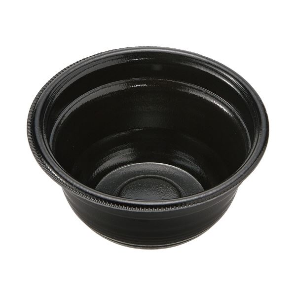 （まとめ）エフピコチューパ MFP極み丼-360S本体 黒 CP630283 1パック（30枚）[x10セット]